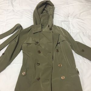 Hooded Michael Kors Raincoat!